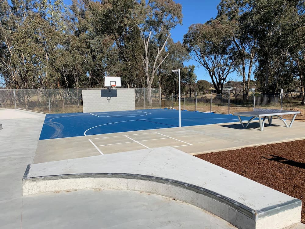 Basketball Court — Smithcrete Concreting in Uralla, NSW