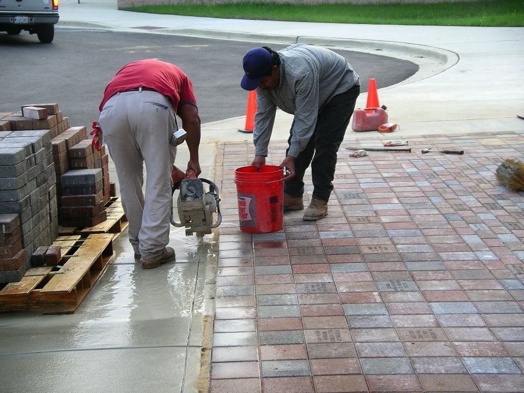 Two men working — Beltsville, MD — Asphalt General