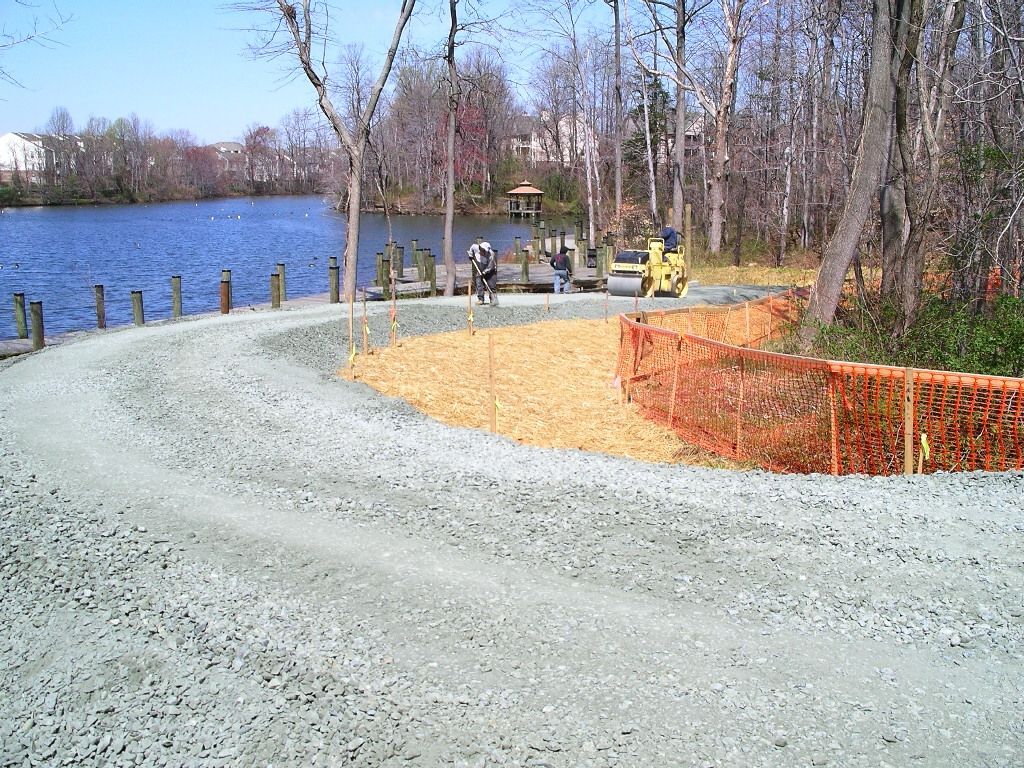 Largo town center asphalt path — Beltsville, MD — Asphalt General