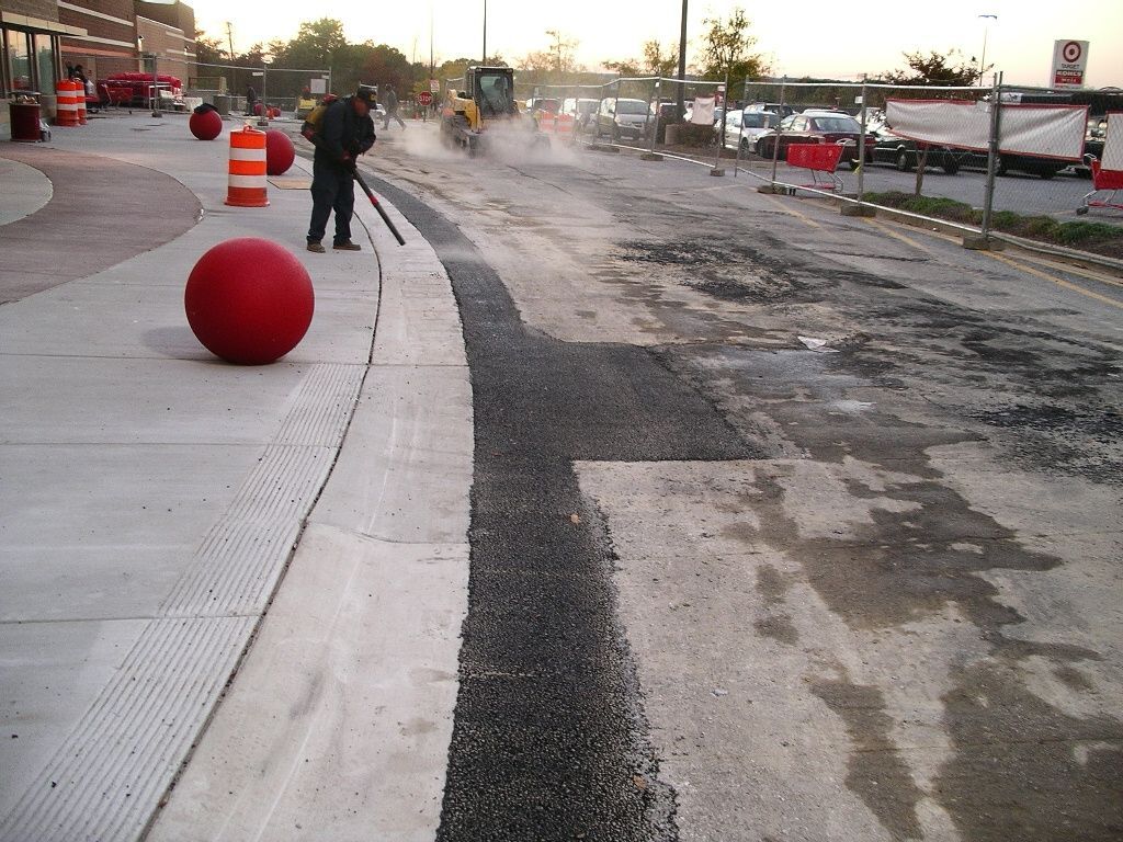 Workers working on road — Beltsville, MD — Asphalt General