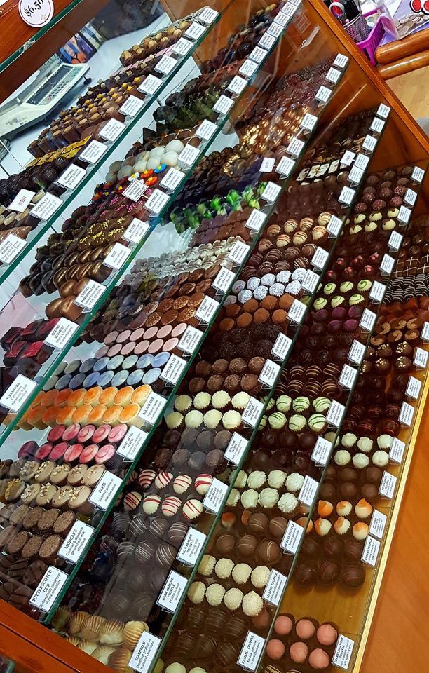 Chocolates Side View At The Shop — Pure Indulgence in Darwin City, NT