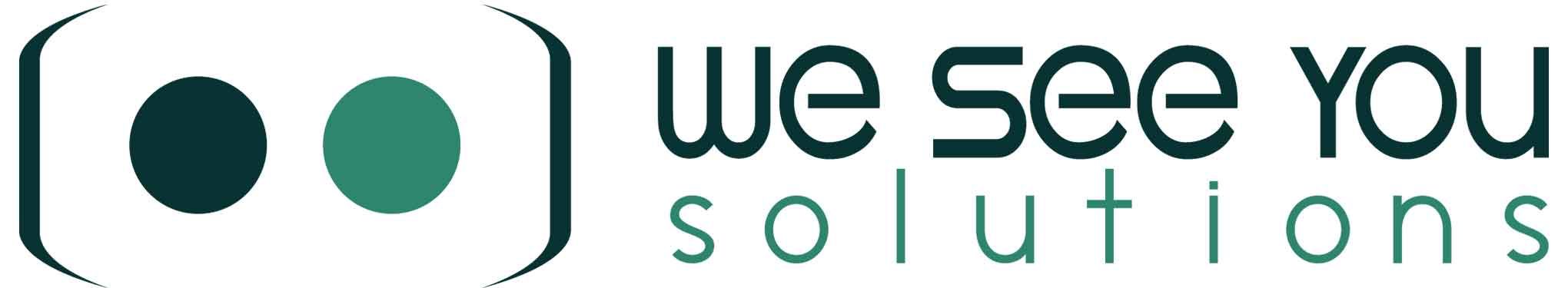 A logo for a company called we see you solutions