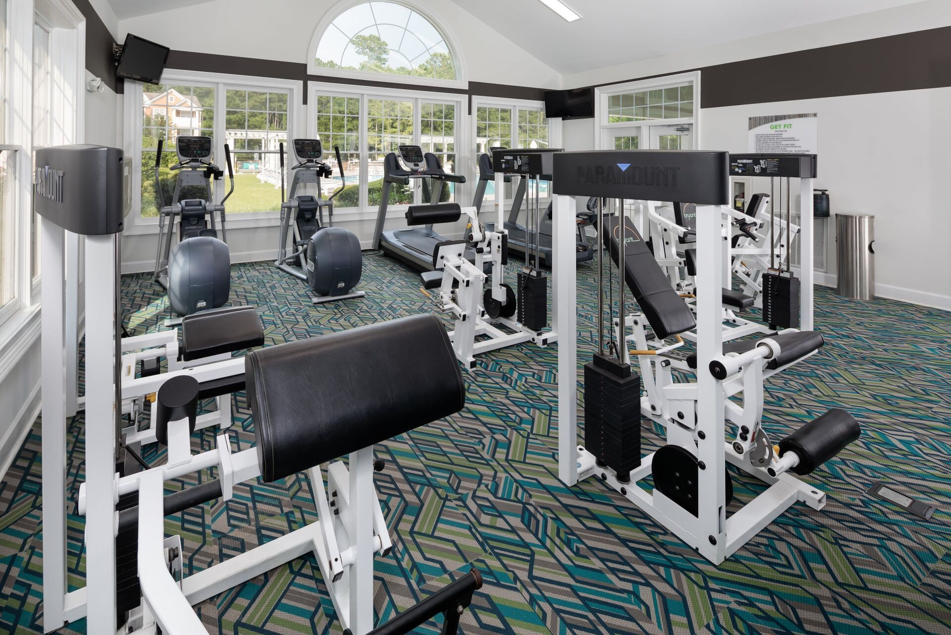 Fitness Center with Machines | Bryant at Summerville
