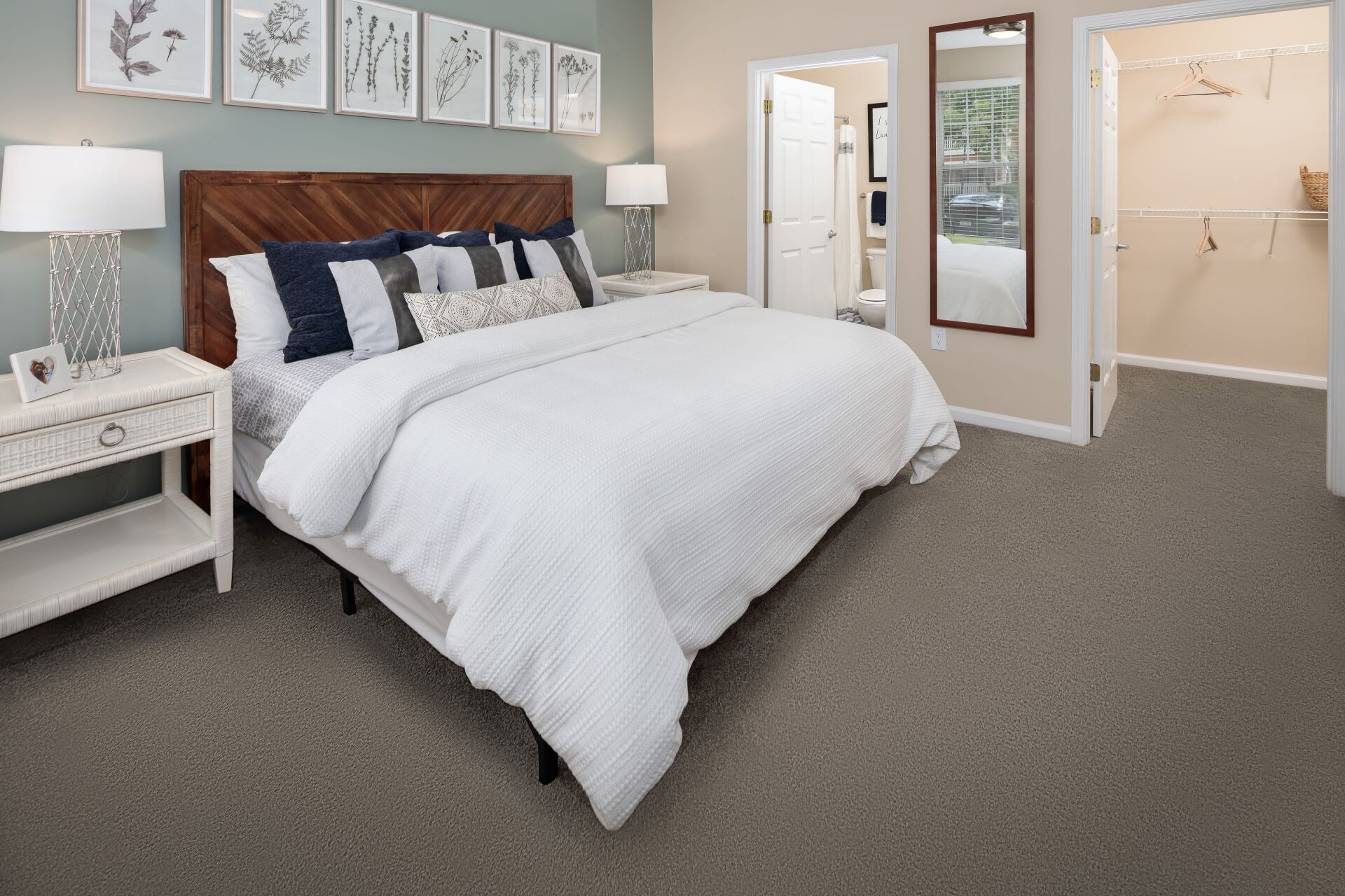 Spacious Bedroom with Walk-In Closet | Bryant at Summerville