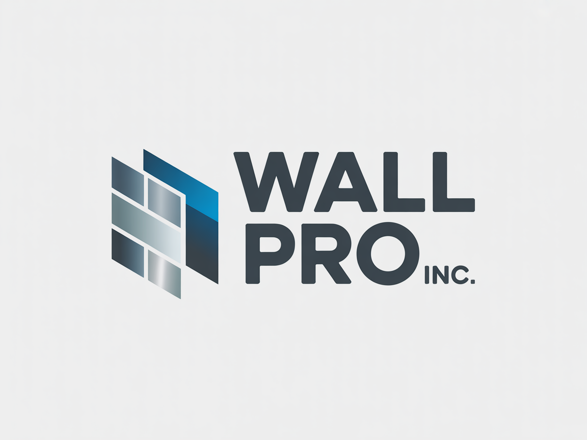 Logo for Vanguard Construction: Yellow house outline with tools, blue and yellow color scheme.