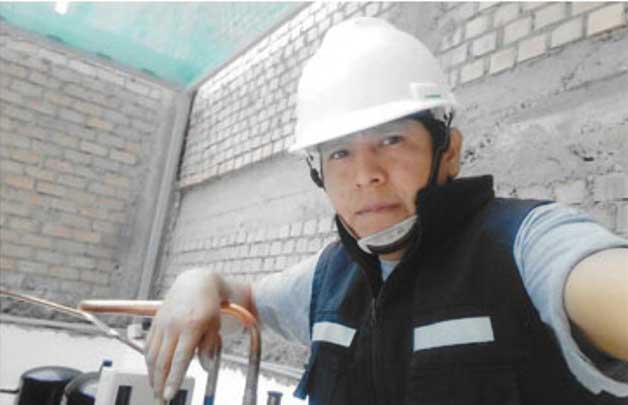 instalación de aire acondicionado