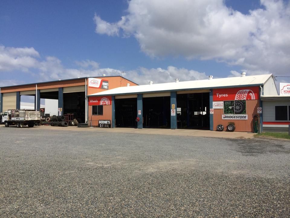 The Outside Of Bernies Tyres Workshop— Bernie's Tyres In Kawana, QLD