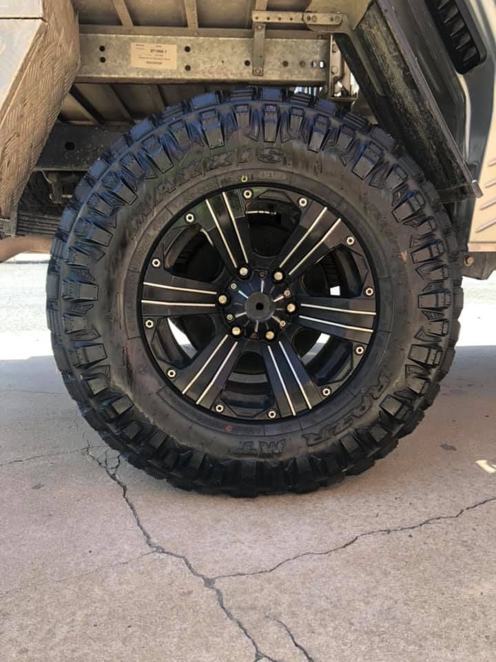A Close Up Of A Car Wheel With A Tire On It — Bernie's Tyres In Kawana, QLD