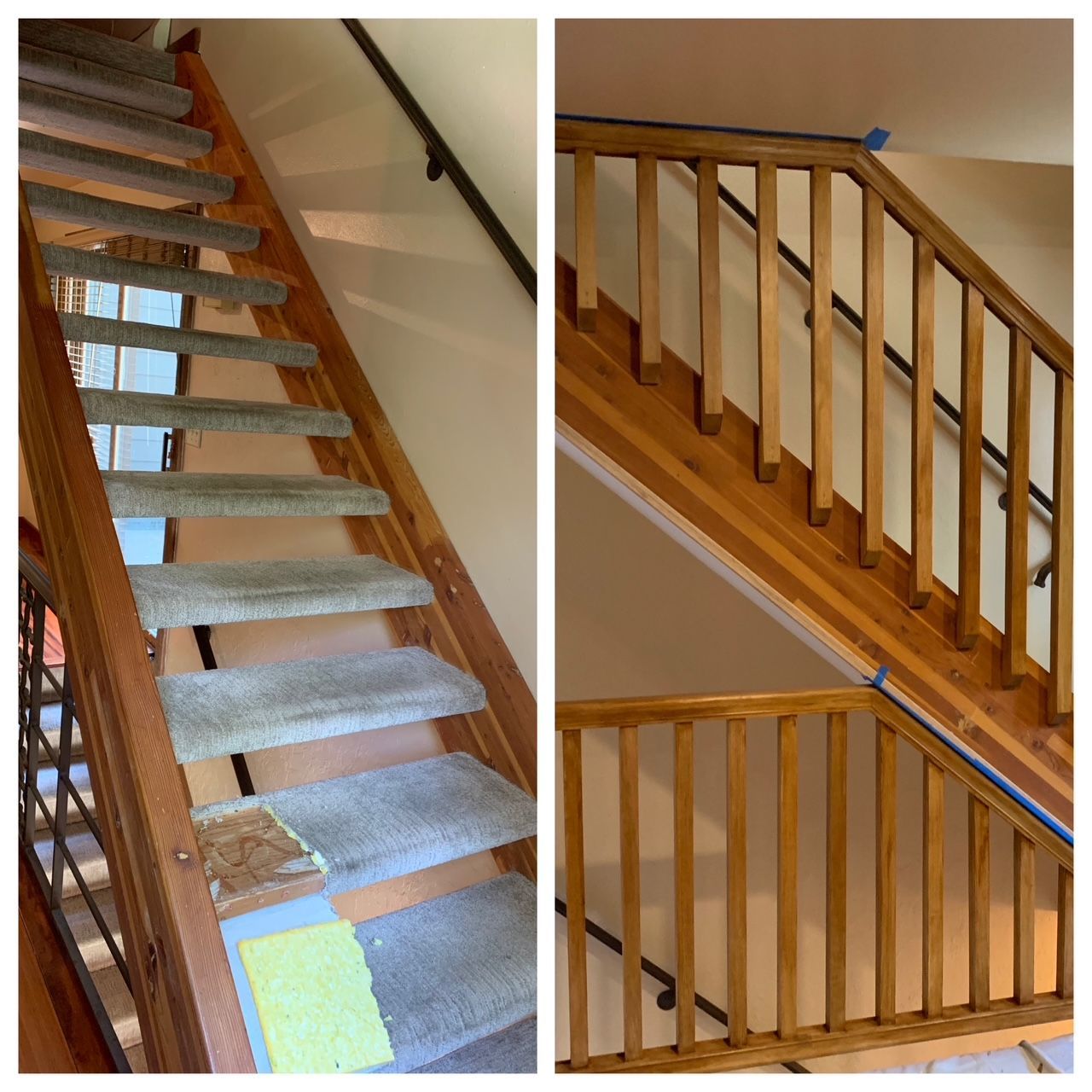 Updated stairs and railing system
