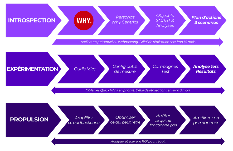 methode IEP strategie plus efficace objectif ROI - introspection, experimentation et propulsion
