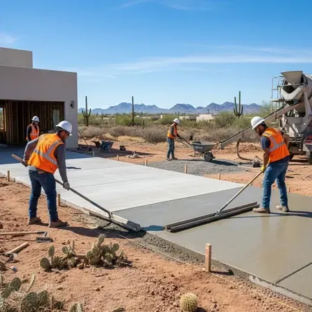 Concrete driveway preparation El Paso Texas