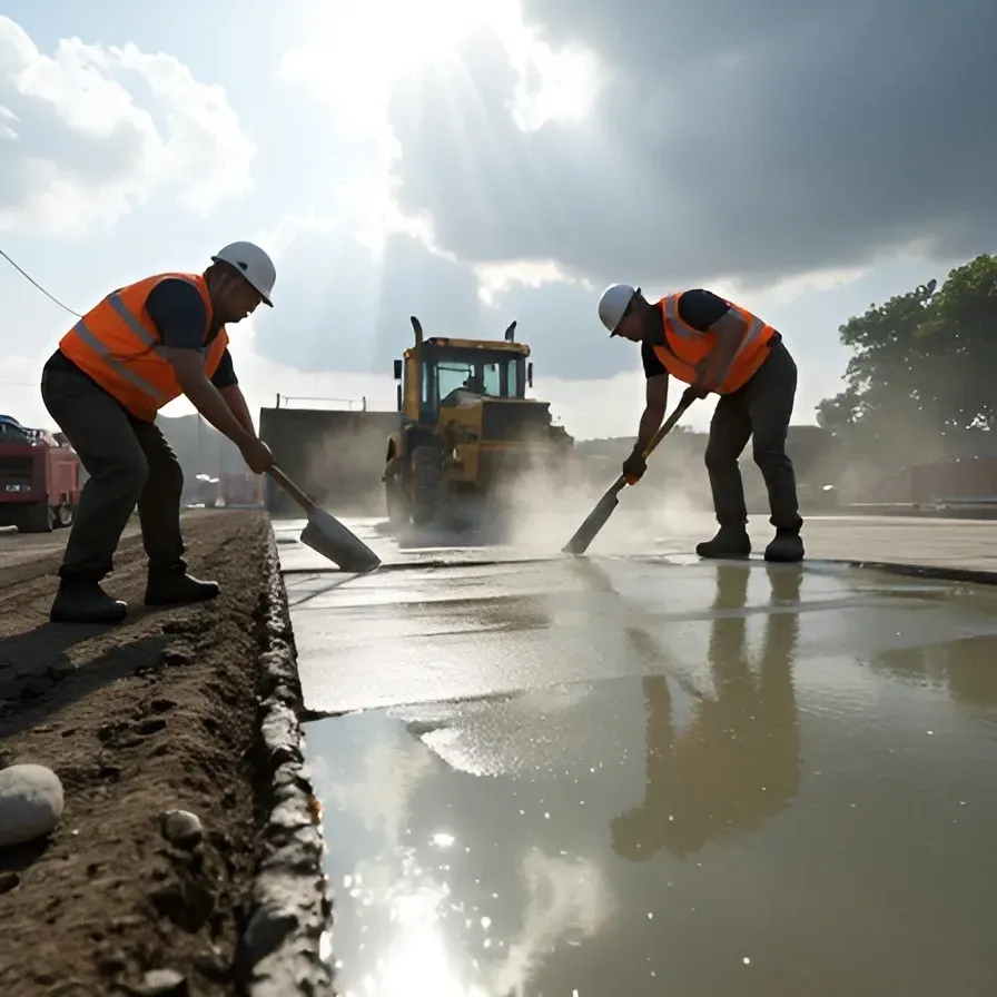 Concrete pouring weather effects Colorado site
