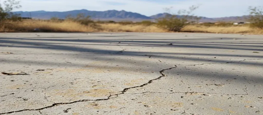 El Paso concrete driveway sun damage