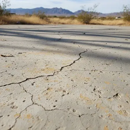 El Paso concrete driveway sun damage