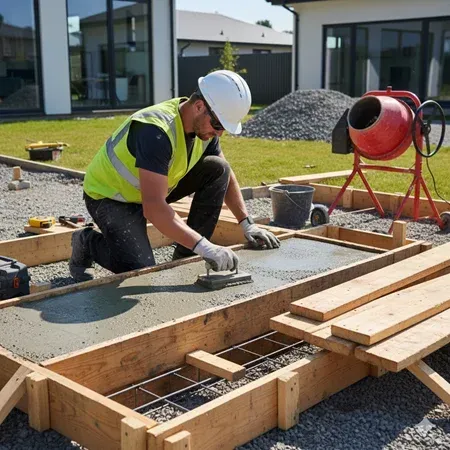 El Paso contractors building concrete steps