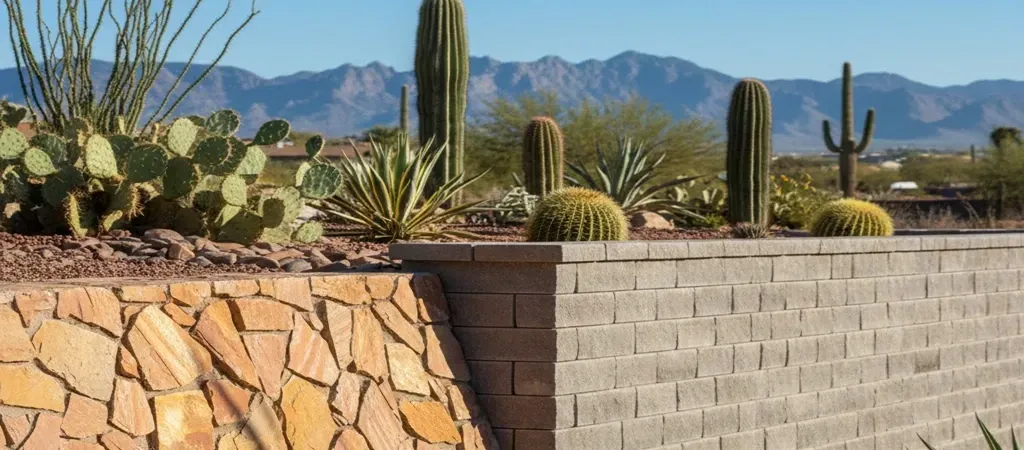 El Paso natural vs manufactured walls