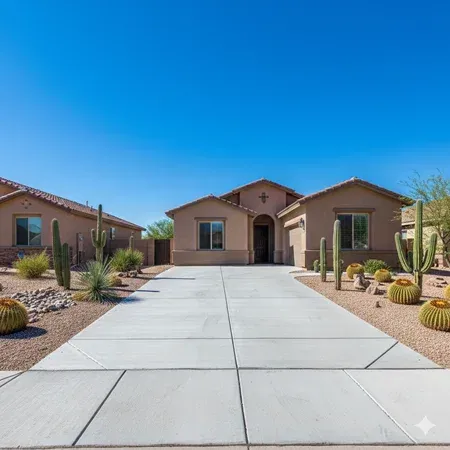 High-quality concrete driveway El Paso TX
