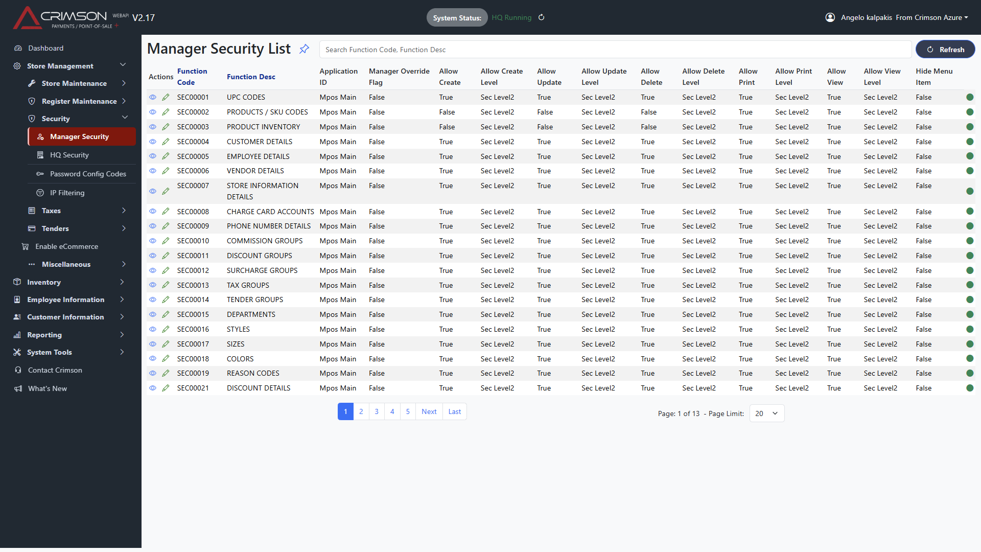 Crimson WebAPI