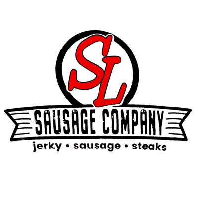 Logo for Sausage Company with red 