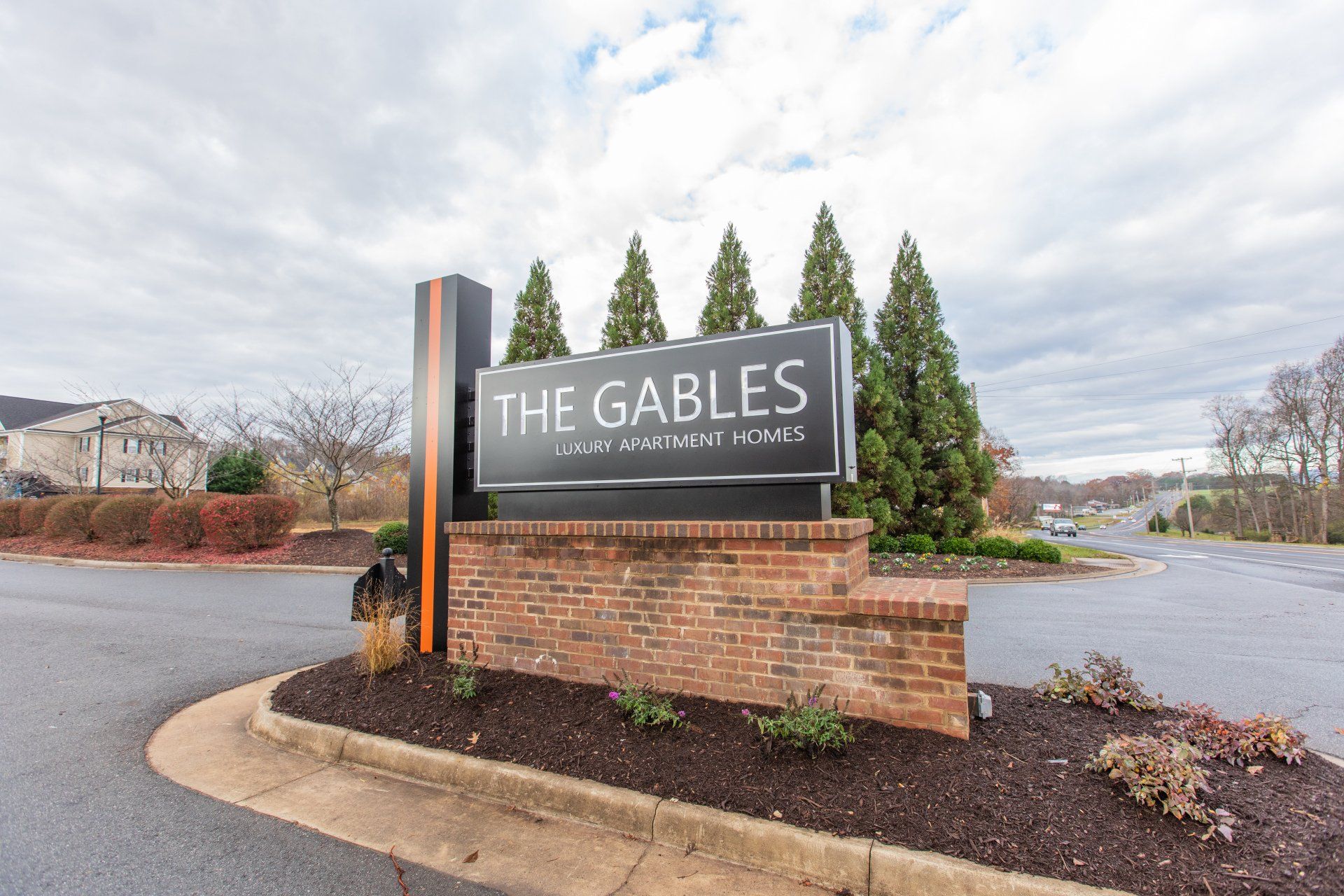 The Gables sign