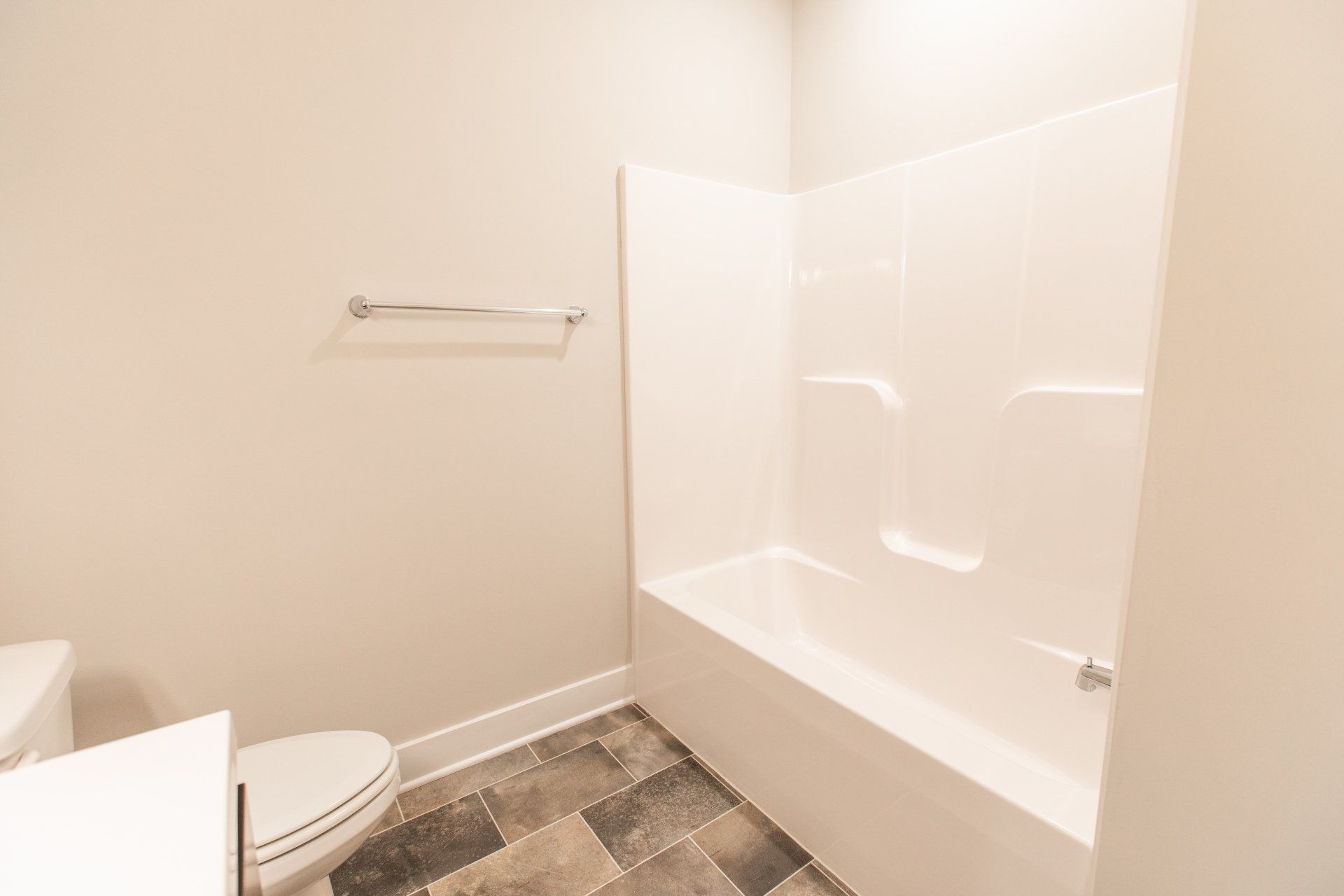 Bathroom with shower and tub
