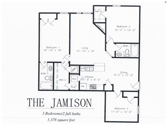 The Jamison floor plan
