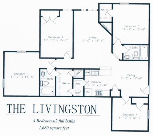 The Livingston floor plan