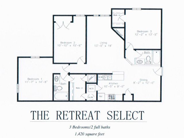 The Retreat Select floor plan