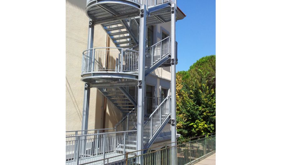 scalinata di sicurezza