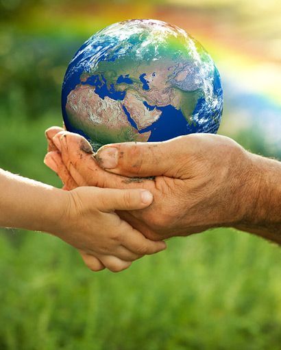 Smartphone displaying church app with 