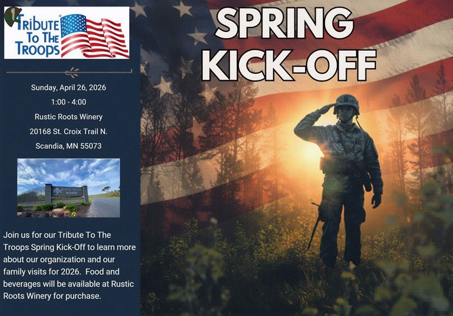 Tribute To the Troops Spring Kickoff