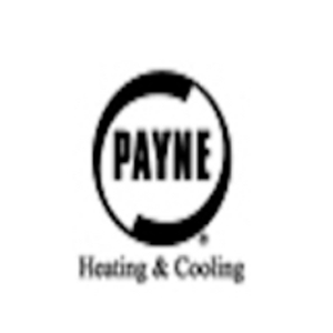 A payne heating and cooling logo on a white background
