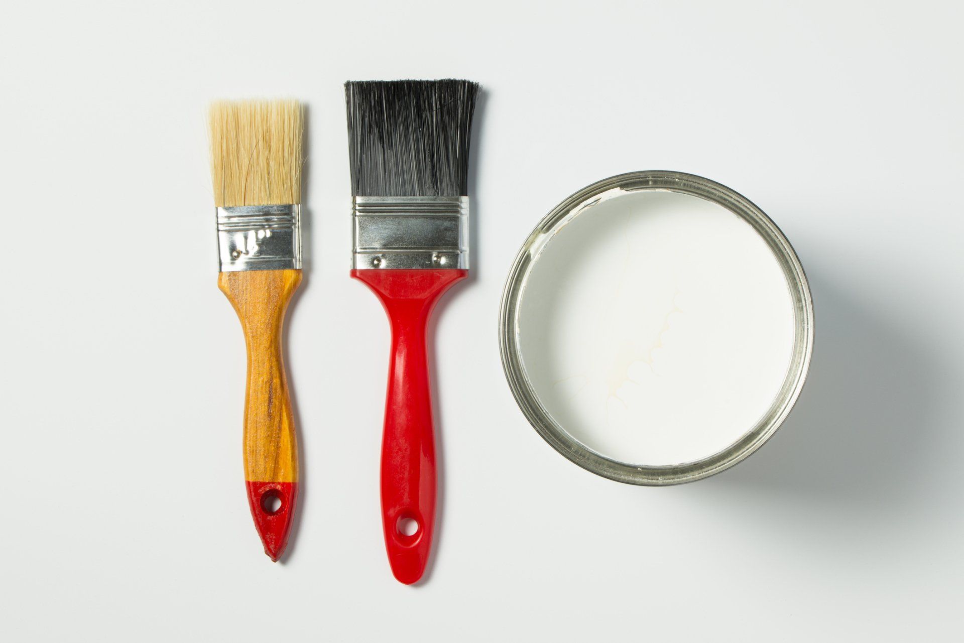 Paint Supplies — Paint Brushes with Gallons of Paint in Lincolnton, NC