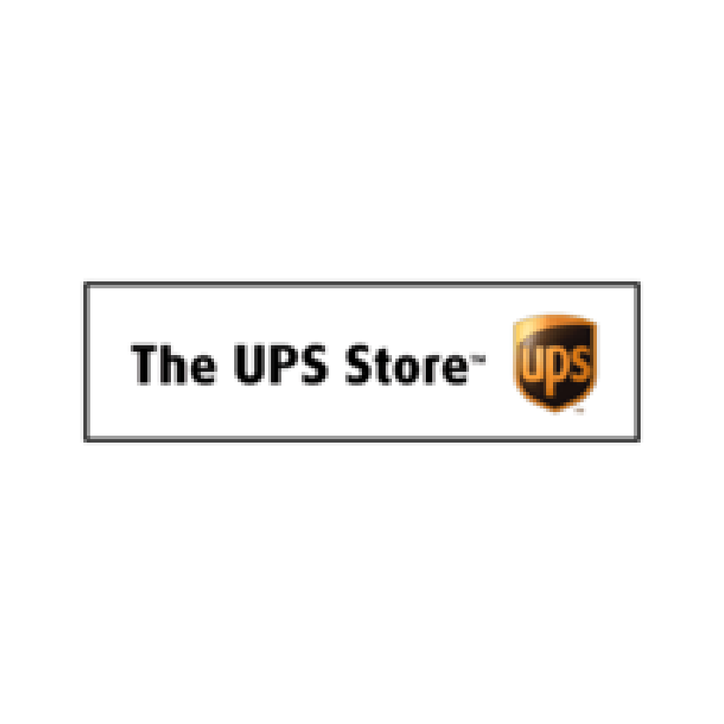 The ups store logo is on a white background.
