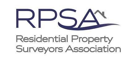 RPSA logo with blue stylized letters and the words “Residential Property Surveyors Association”