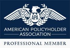 The logo for the american policyholder association is a professional member.