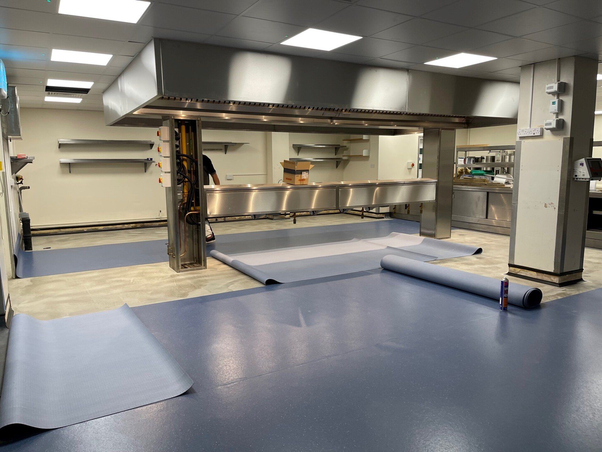 commercial kitchen island canopy extraction system, nottingham