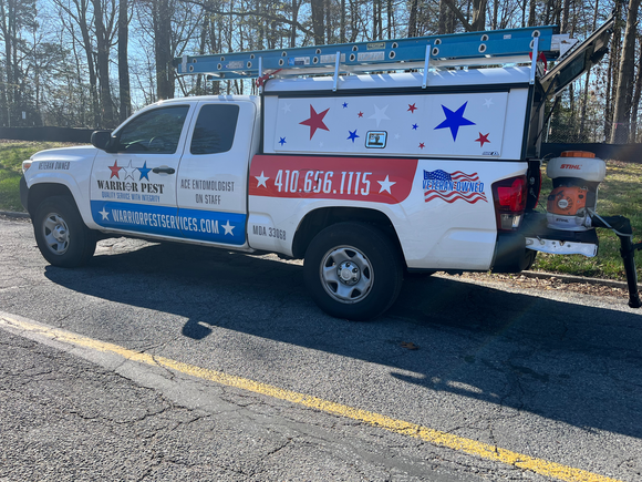 tick yard sprayer and work truck