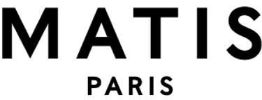 Un logo in bianco e nero per matis paris su sfondo bianco.