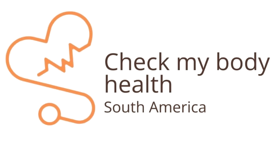 El logotipo de Check My Body Health en Sudamérica.