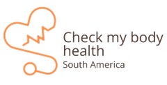 El logotipo de Check My Body Health en Sudamérica.