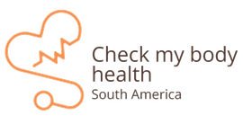 El logotipo de Check My Body Health en Sudamérica.