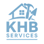 Blue logo: House icon with tools, "KHB SERVICES" text.