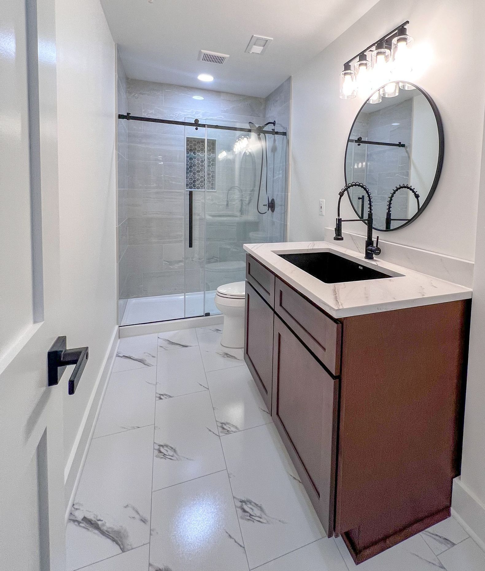 Owings Mills Basement Bathroom Remodeling