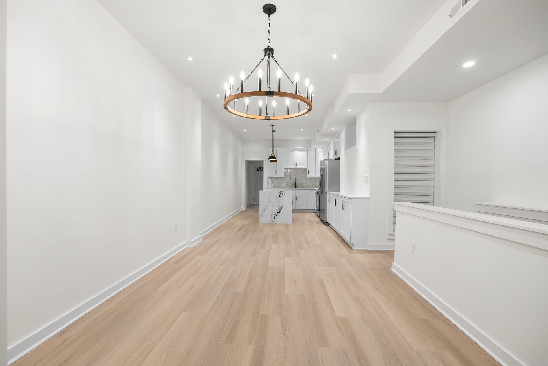 Professional whole-house remodel showcasing high-end interior design finishes.
