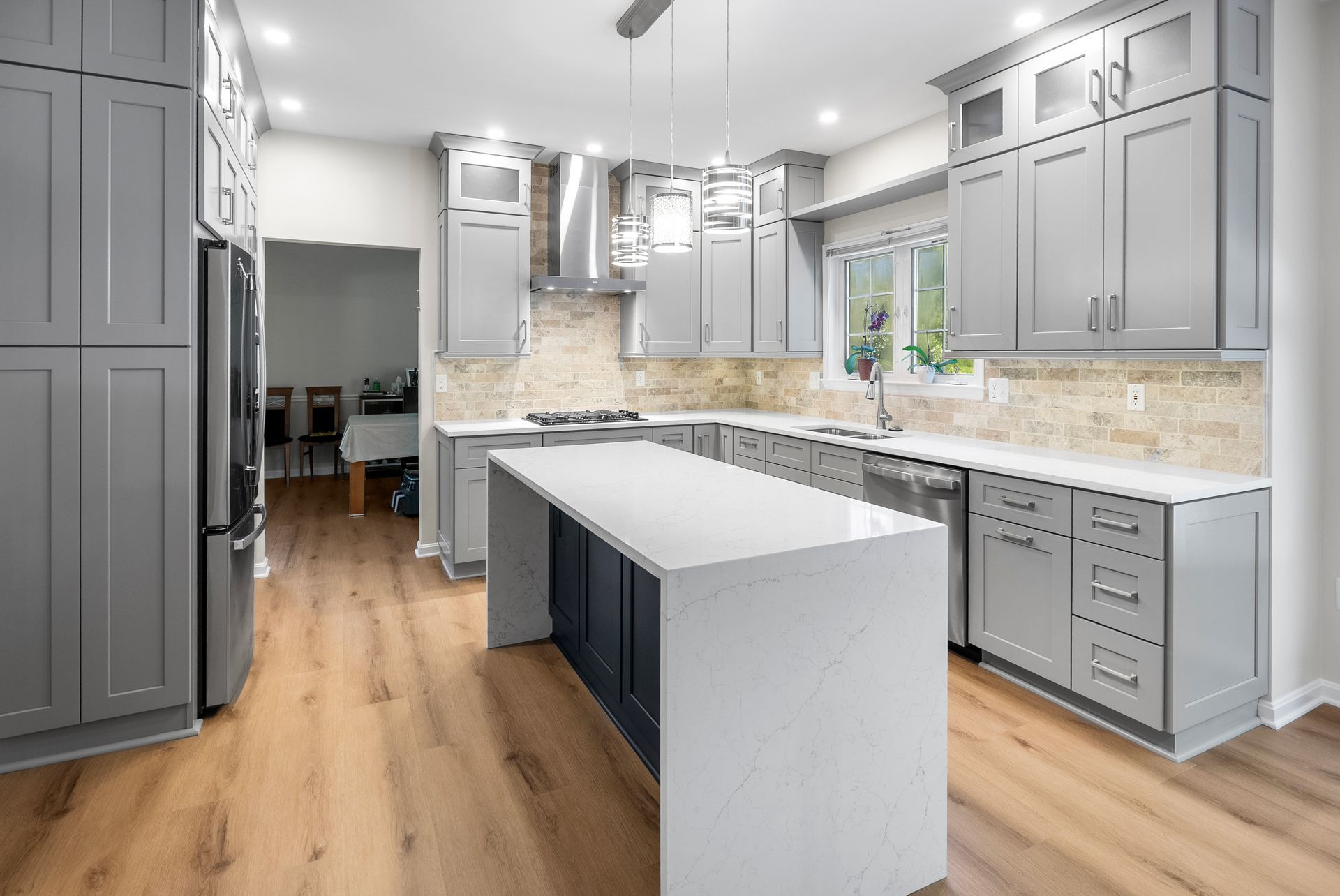 Timonium MD kitchen remodeling project completed on Mayfair Field Drive by A-1 Renovations LLC.