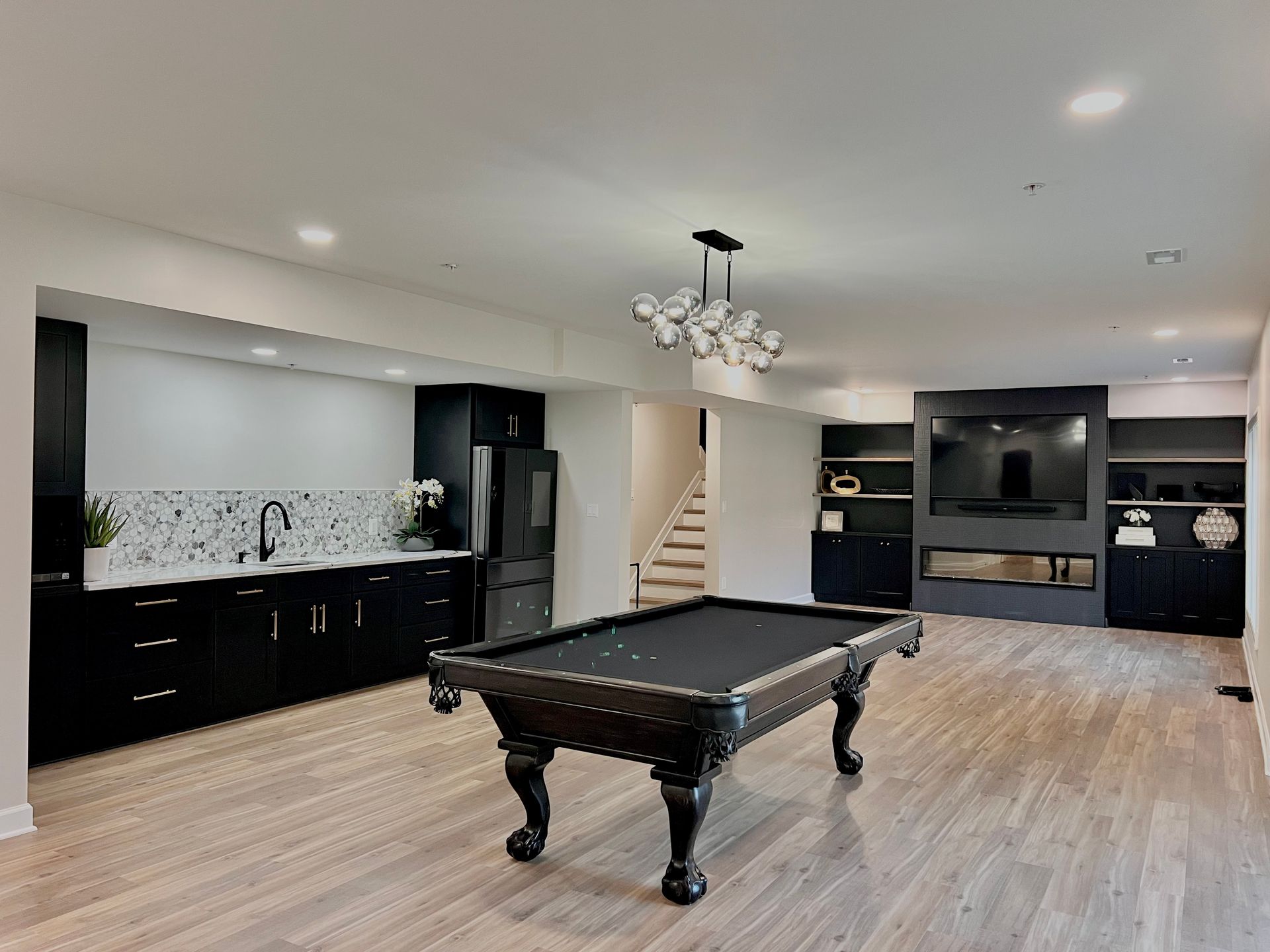 New finished basement, Baltimore area.