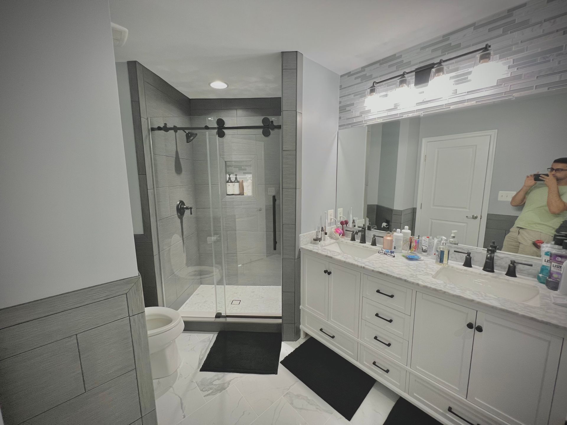 Double Sink, Master Bathroom Remodeling In Baltimore City, MD