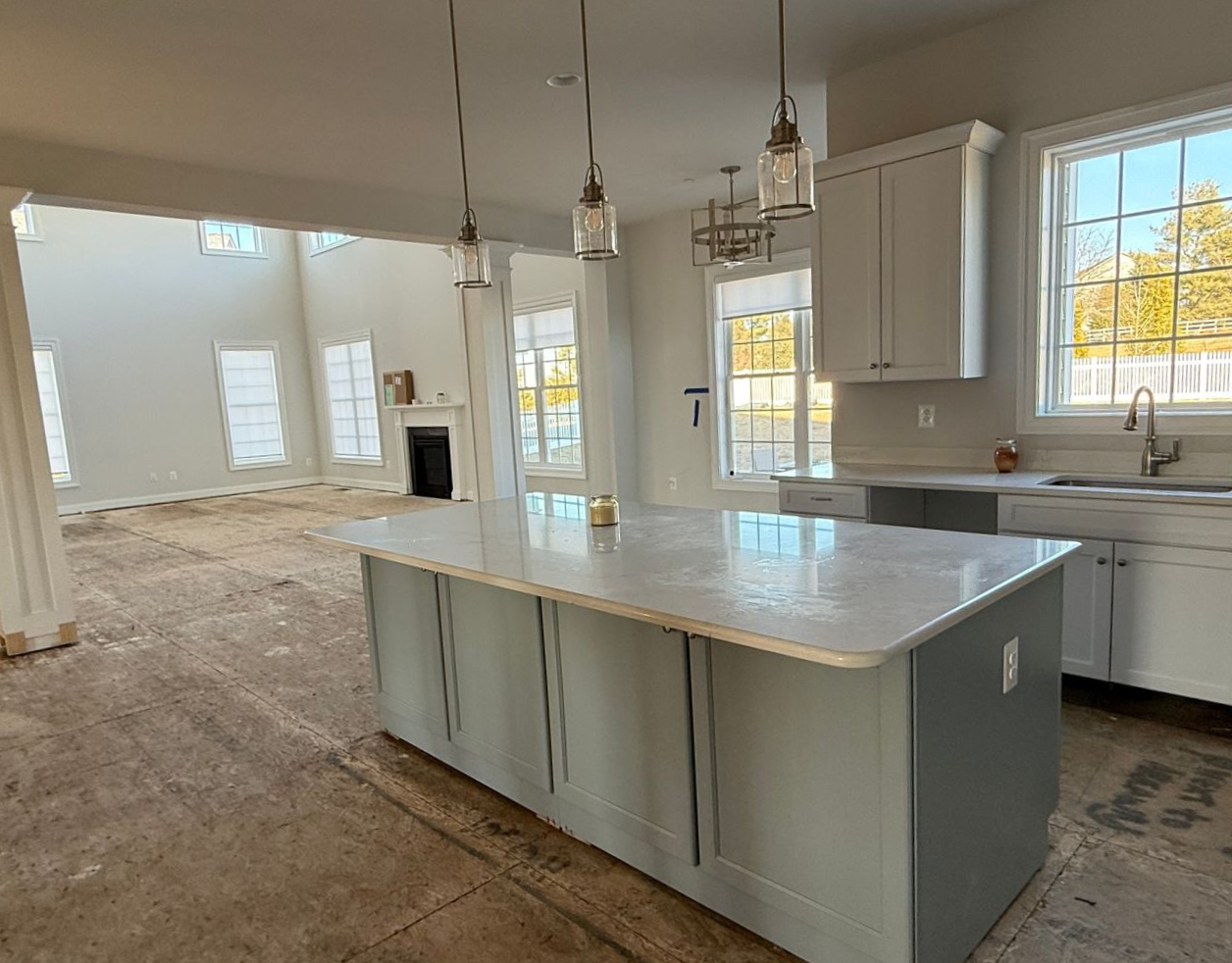 Before & After: Full kitchen gut and renovation. Brand new cabinets, countertops, and design.