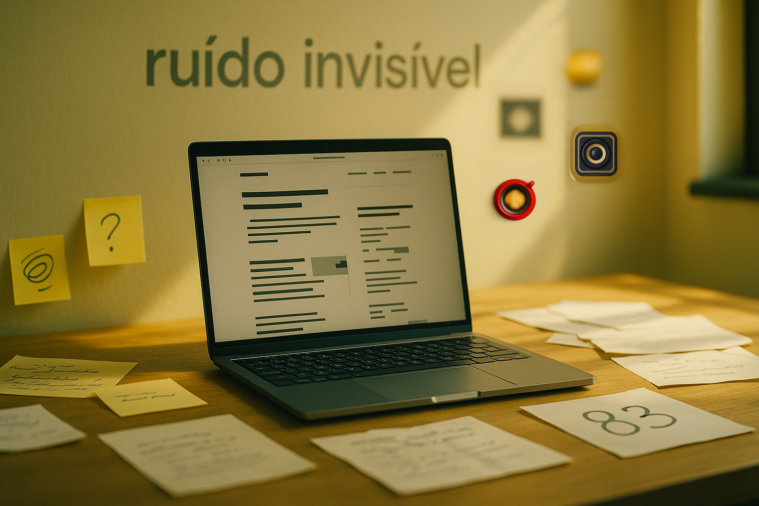 Capa do post ‘Armadilhas da presença digital’ sobre ruídos invisíveis que afetam marcas.
